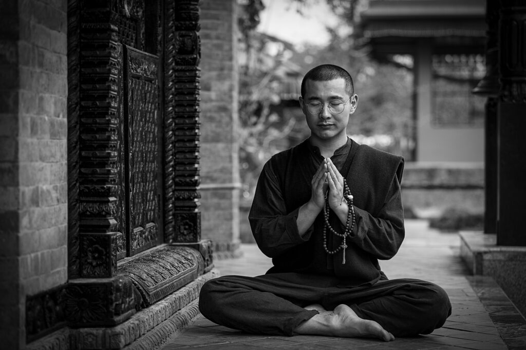 Person Meditating